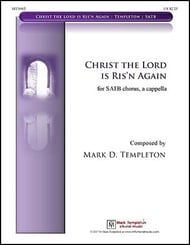 Christ the Lord is Ris'n Again SATB choral sheet music cover Thumbnail